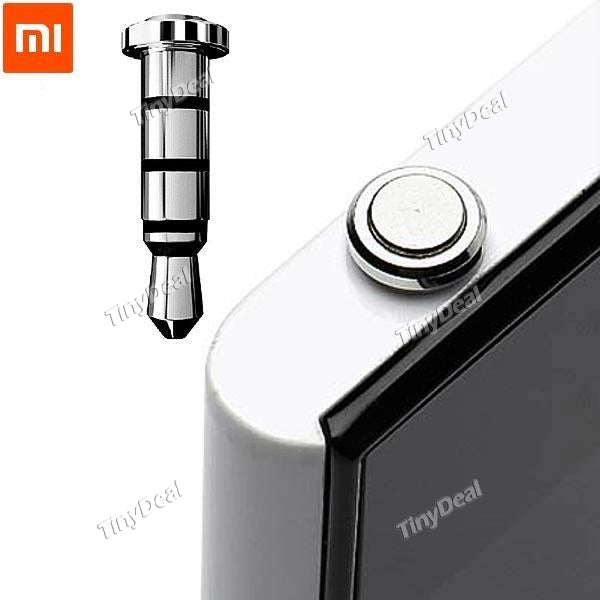 1/4/6/10 pcs Original Xiaomi 3.5mm Smart Klick Quick Click Button Dust-proof Earphone Jack Plug