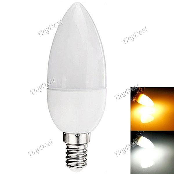 220-240V E14 3W 200-250LM 10-LED SMD 2835 LED Warm White Natural White Candle Bulb LED Light Bulbs