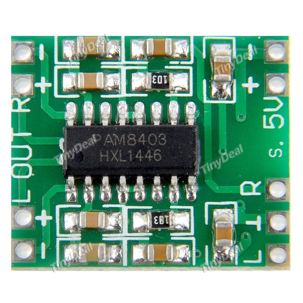 Arduino Digital Kind of Miniature Amplifier Module PAM8403 Plate Small Speaker Module 2x3w Enthusiasts EDT-433384