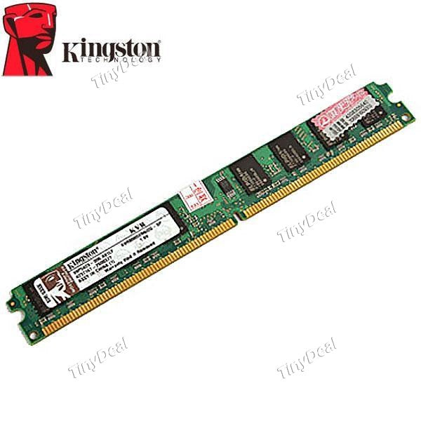 KINGSTON 800MHz 1GB DDR2 Dual Channel Desktop Memory Bar Memory Bank Upgrade Kit for Desktop PC Computer CHP-47592