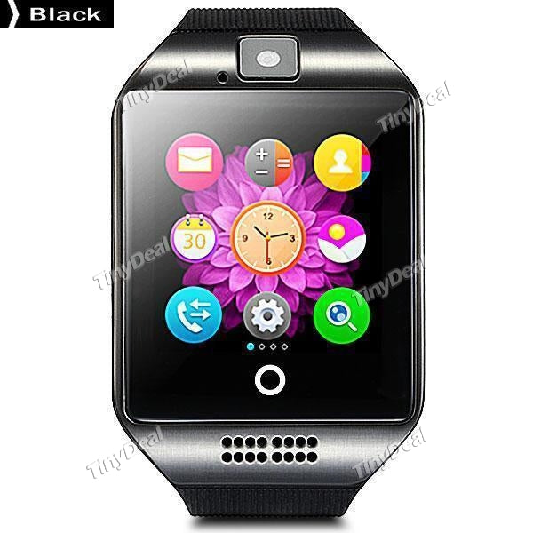 Q18(Apro) Smart Watch Phone 2.5D Curve Screen 1.3MP Camera Pedometer Sedentary Reminder Sleep Monitor