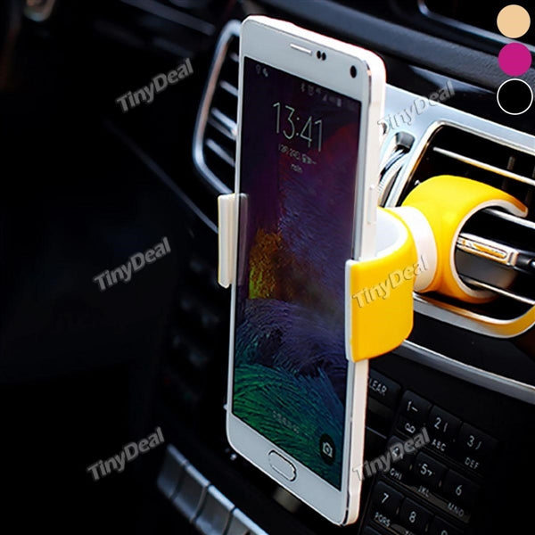 Universal 360 Degrees Rotatable Car Air Vent Bicycle Multi-function Rubber Circular Smartphone Holder EPA-489616