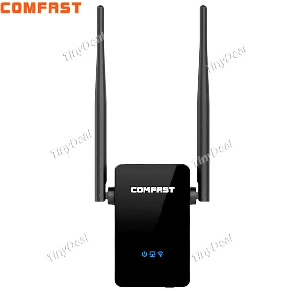 COMFAST 300Mbps Dual 5dBi Antennas Wireless Router WiFi Repeater Network Range Expander US Plug ECATH-490413