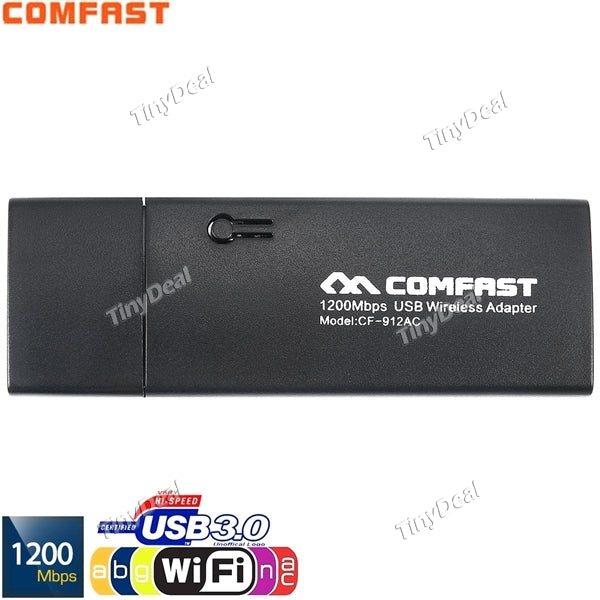 COMFAST CF-912AC 1200Mbps 11AC USB3.0 2.4G/5.8G Wireless Wi-Fi Adapter Network Card for PC ECATH-493531