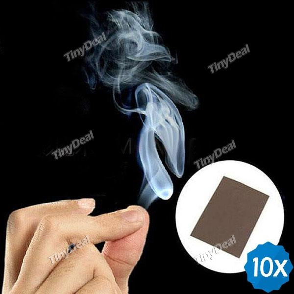 10pcs Magic Gimmick Prop Mysterious Finger Smoke Magic Item Magician Trick Accessories KB-495803