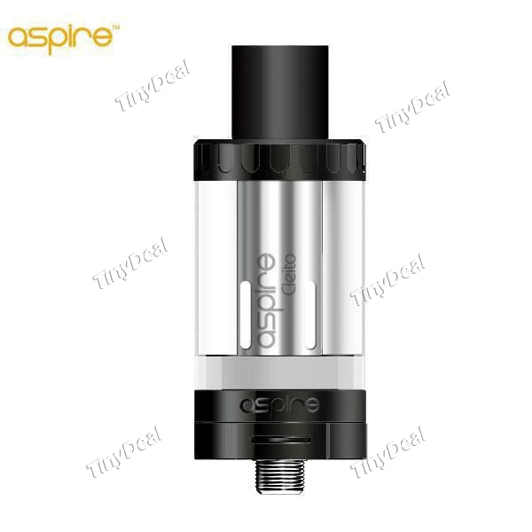 Authentic Aspire Cleito Tank 3.5ML Rebuildable Sub Ohm Tank Atomizer RBA - Black NEC-498567
