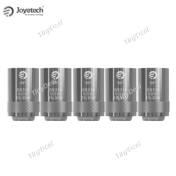 Authentic 5pcs Joyetech BF SS316 Coil Head 0.5ohm for Joyetech CUBIS Tank NEC-500074