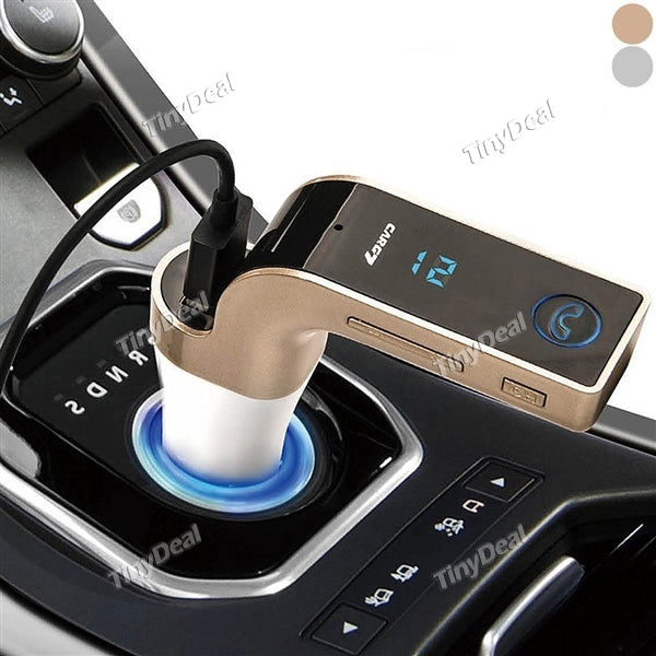 G7 Bluetooth Car Kit Handfree FM Transmitter Radio MP3 Player USB Charger