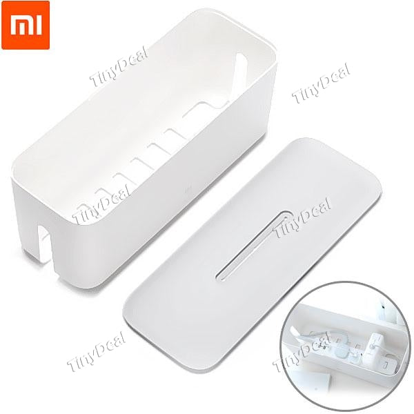 Original Xiaomi Plug Socket Power Anti-dust Safety Storage Box Cable Wire Cord Organizer E-502174