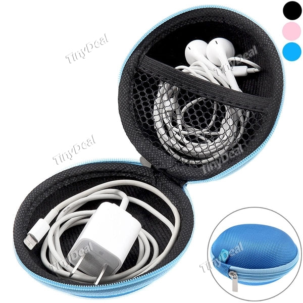 High Quality Portable Storage Box Case Carrying Bag for Cable Earphone Charger EPA-503818