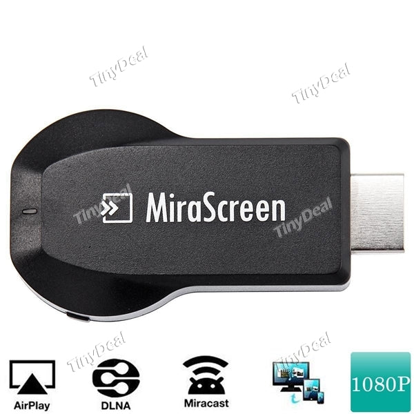 MiraScreen 2.4GHz Wireless HDMI Wi-Fi Display Dongle Linux OS AM8252 CPU 128MB RAM/ROM Support 1080P ETATH-505244
