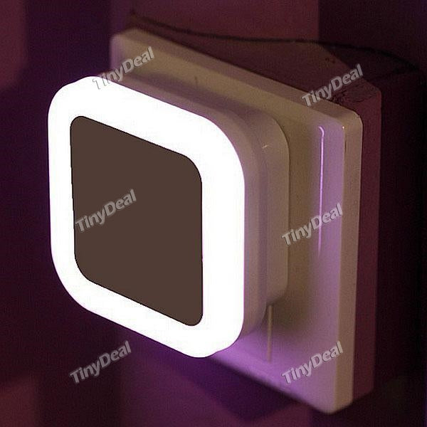 Light Controlled Square LED Wall Night Lamp Bedroom Night Light Bedside Lamp for Kids HLT-506114