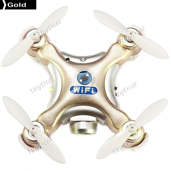 Cheerson CX-10W 2.4GHz 4CH 6-axis Wi-Fi FPV Mini Drone RC Quadcopter with 720P Camera TRC-506253-C33