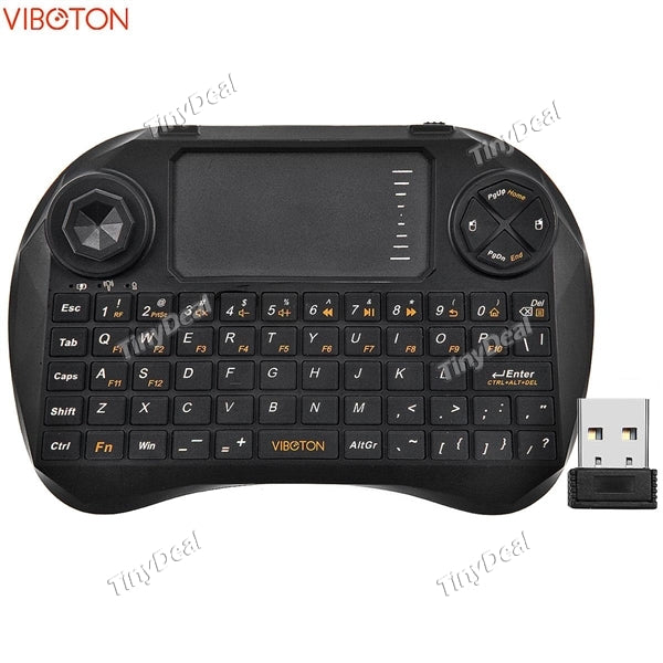 VIBOTON X3 2.4GHz Wireless Keyboard Touchpad Air Mouse with Rock Control for PC Projector Smart TV BOX ECAMS-508276