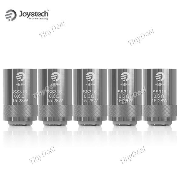 Authentic Joyetech 5Pcs BF SS316 Mouth Inhale Coil Head 0.6ohm for CUBIS Tank NECT-509701