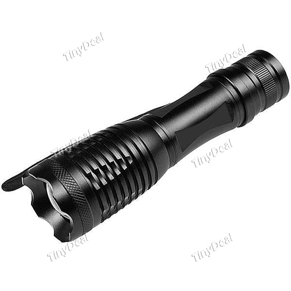 CREE XM-L T6 1-LED 1800LM 5 Modes 12W Zoom Waterproof LED Flashlight Adjustable Focus Tactical Light Lamp STH-510069