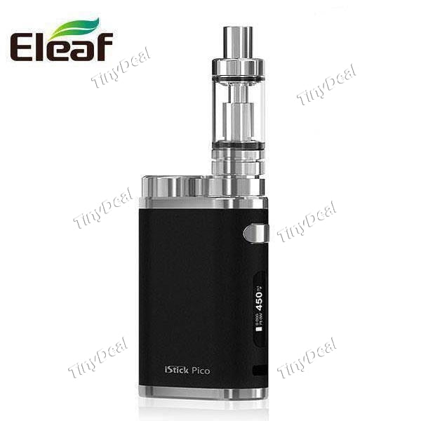 Authentic iSmoka Eleaf iStick Pico Kit 75W 4ML Firmware Upgradeable Starter Kit - Black NECM-510073