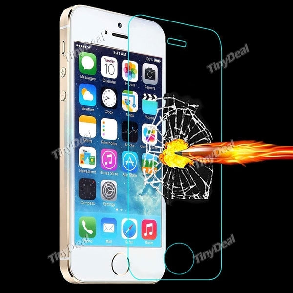 0.3mm Ultra-thin Tempered Glass Screen Protector Film for Apple iPhone SE Smartphone EPA-510098