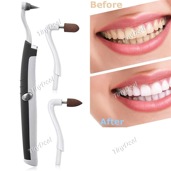 3-1 Multifunction Sonic Tooth Stain Eraser Teeth Polishing Plaque Remover Dental Tool with LED Light