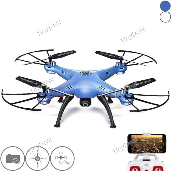 Syma X5HW 2MP HD Camera Wi-Fi FPV 2.4G 4CH 6Axis RC Quadcopter with Headless Mode Barometer Set Height RTF TRC-511107