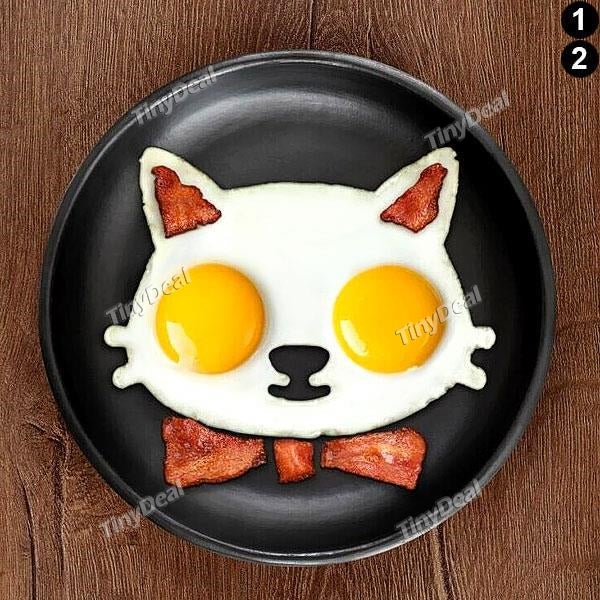 Silicone Egg Frying Ring Mold Fried Egg Mold Pancake Mold for Cooking Breakfast HHI-511429