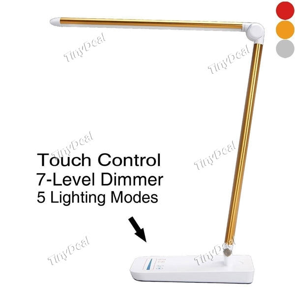 Touch Control Dimmable LED Desk Lamp Eye-Protection Table Light with 7-Level Dimmer & 5 Lighting Modes HLT-511514