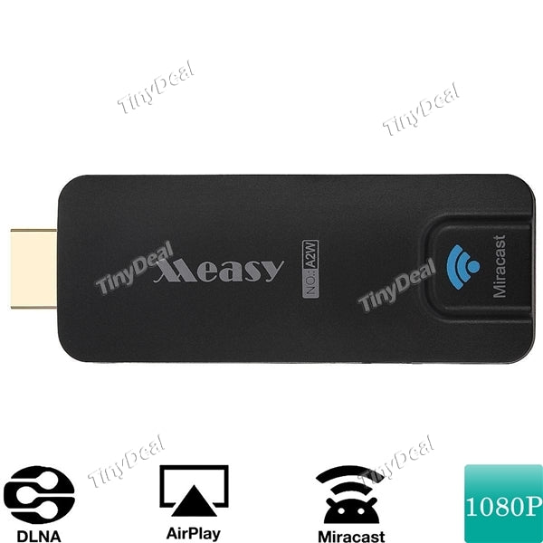 Measy A2W Wi-Fi HDMI 1080P Display Dongle Miracast DLNA AirPlay EZCast Linux OS AM8251 CPU 128MB RAM/ROM ETATH-511913