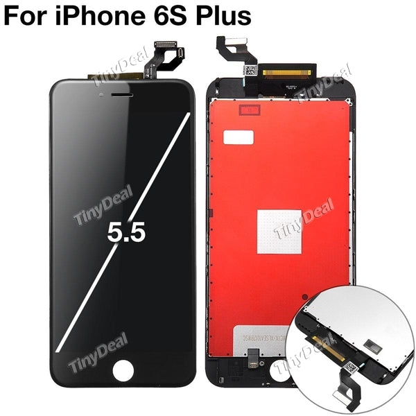 AAA 100% Guarantee Full LCD Touch Replacement Digitizer Assembly Screen for 5.5" iPhone 6s Plus - Black