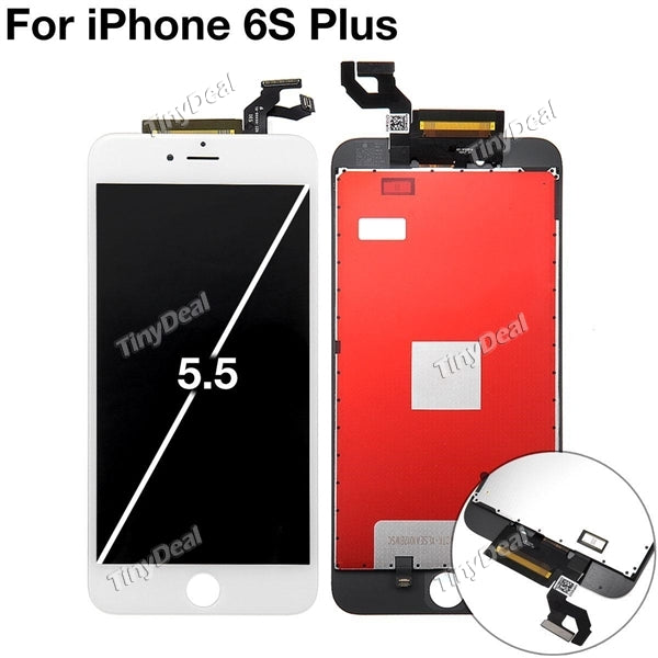 AAA 100% Guarantee Full LCD Touch Replacement Digitizer Assembly Screen for 5.5" iPhone 6s Plus - White