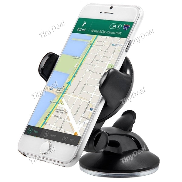 Universal 360° Rotating Car & Desk Mount Stand Holder with Sticky Gel Pad for Mobile Phones RTH-512137