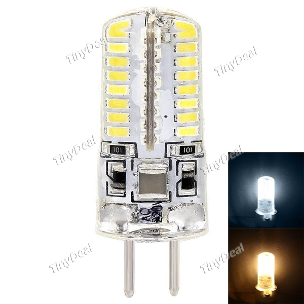 GY6.35 110V 3W 100-250LM 64-LED SMD 3014 LED Corn Bulb - Warm White Natural White HLT-512173