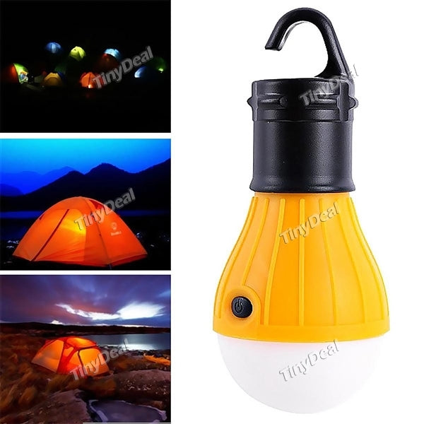 Soft Light Outdoor Hanging LED Camping Tent Light Bulb Fishing Lantern Lamp HLT-513097