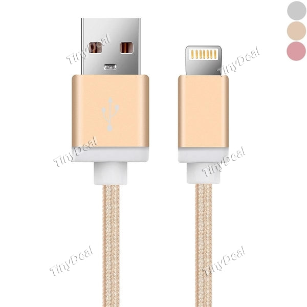 1.5M Apple 8Pin USB Cable Charge/Sync Nylon Cable for iPhone 7 / 7 Plus iPad mini iPod