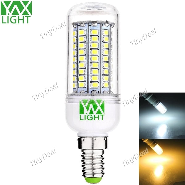 YWXLight E14 200-240V 12W 1000-1200LM 102-LED SMD 2835 LED Light Bulb - Warm White Natural White HLT-515262