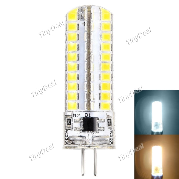 Dimmable G4 110V 220V 7W 50-700LM 80-LED SMD 2835 LED Corn Bulb Warm White Natural White