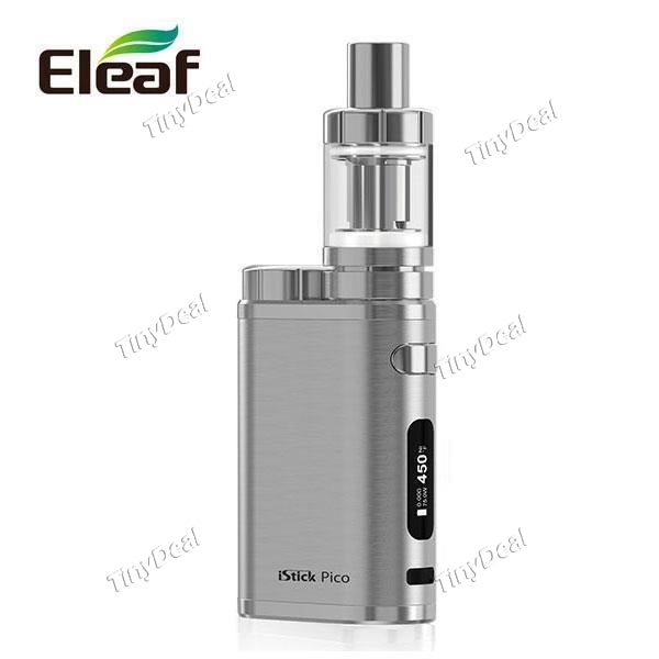 Authentic iSmoka Eleaf iStick Pico Kit 75W 2ML Firmware Upgradeable Starter Kit - Brushed Silver