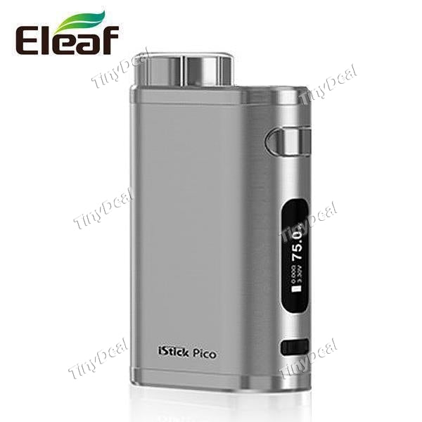 Authentic Eleaf iStick Pico 75W Temperature Control VW Box Mod APV - Brushed Silver