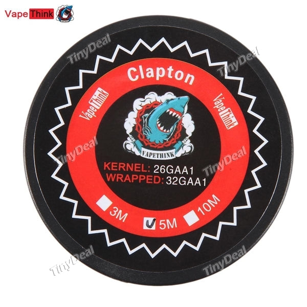 Authentic Vape Think Vapethink Kanthal A1 Clapton Resistance Wire 15FT 26GA/32GA for Rebuildable Atomizer