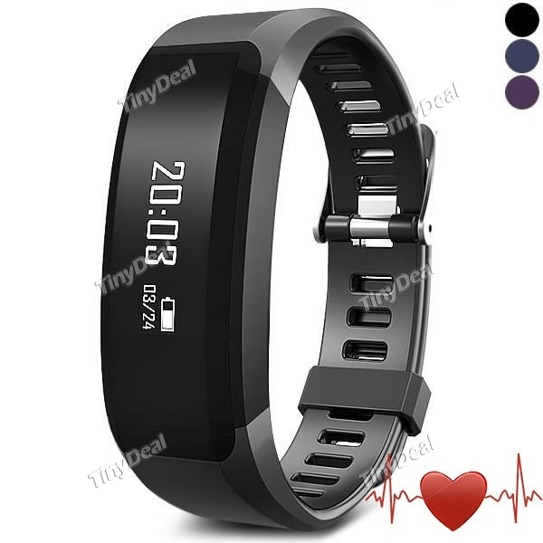 H28 Smart Bracelet Call SMS Reminder Pedometer Mileage Calorie Sleep Heart Rate Monitor Remote Camera Anti Lost
