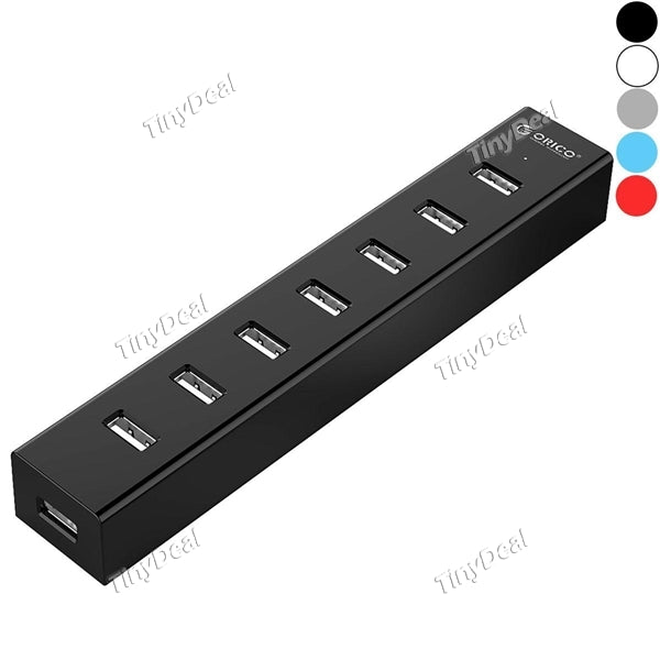 ORICO 7-port USB 2.0 Hub External Splitter Adapter for Laptop Ultrabook PC