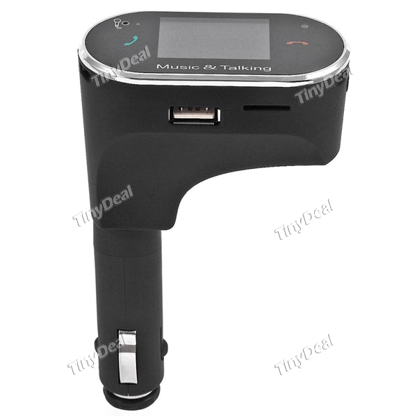 Chicken Leg Style Bluetooth Car MP3 Player Hands Free Car Kit FM Transmitter Support USB/ Micro SD Card
