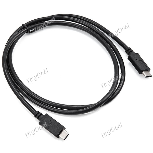 1M Universal USB 3.1 Type-C Male to USB 3.1 Type-C Male Adapter Cable Data Charging Cable for Cell Phones Tablet PCs