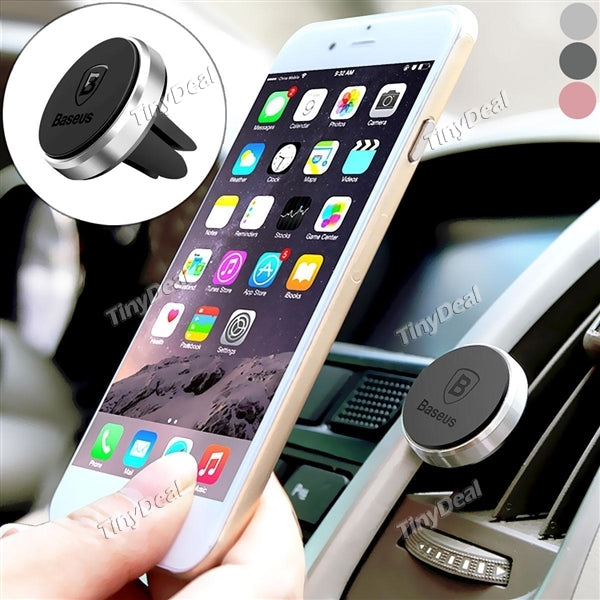 BASEUS 360° Universal Rotating Magnetic Car Mount Air Vent Smartphone Holder
