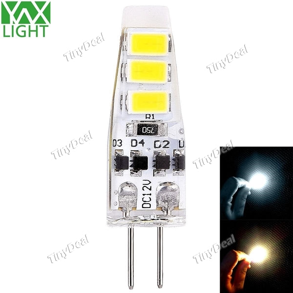 YWXLight Silicone Light G4 12V 3W 250LM 360° 6-LED SMD 5730 LED COB Bulbs - Warm White Natural White