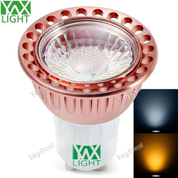 YWXLight Dimmable Spot Light GU10 110-120V 9W 600-810LM 180° 1-LED COB Bulbs- Warm White Natural White