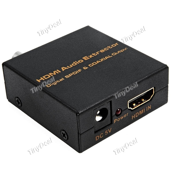 HDMI Audio Extractor Splitter HDMI Input Optical Coaxial Out + USB to DC Cable