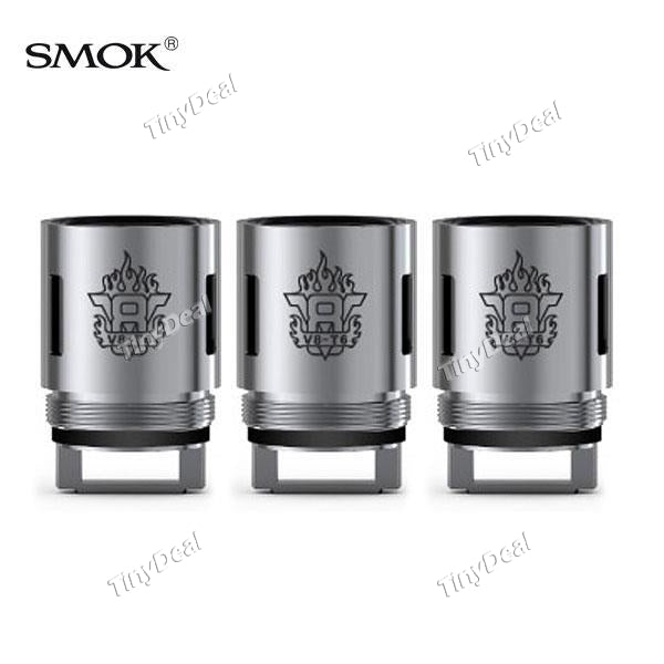 3 x Authentic Smoktech Smok V8-T6 Coil Head Sextuple Coil Head 0.2Ohm for Smok TFV8 Tank Atomizer