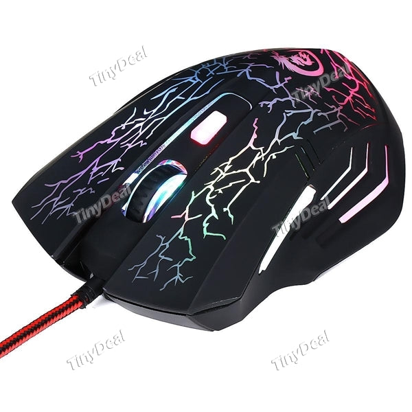 A904 Adjustable 6 Buttons Optical USB Gaming Mouse for PC Laptop