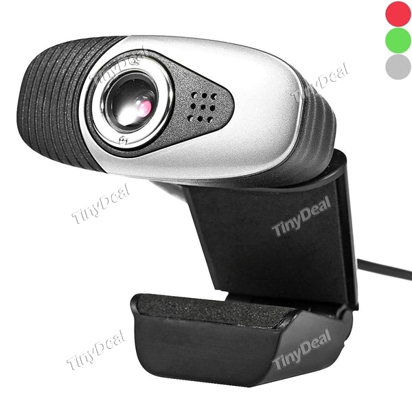 180 Degree Rotatable HD Webcam Clip with MIC for PC Laptop