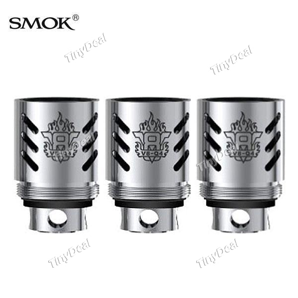 3 x Authentic Smoktech Smok V8-Q4 Coil Head Quadruple Coil Head 0.15Ohm for Smok TFV8 Tank Atomizer